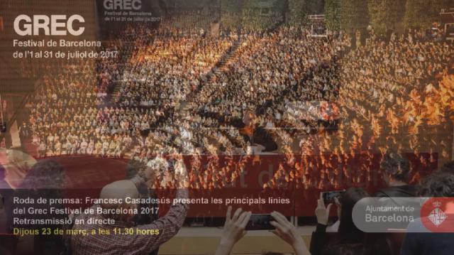 Roda de premsa: Grec Festival de Barcelona 2017