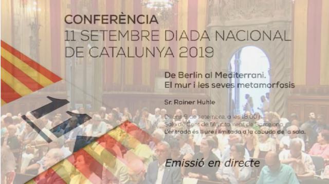 Streaming Conferència 11 Setembre Diada Nacional de Catalunya