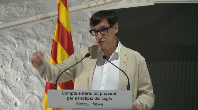 Compte Enrere, Tot preparat per a l'eclipsi del segle