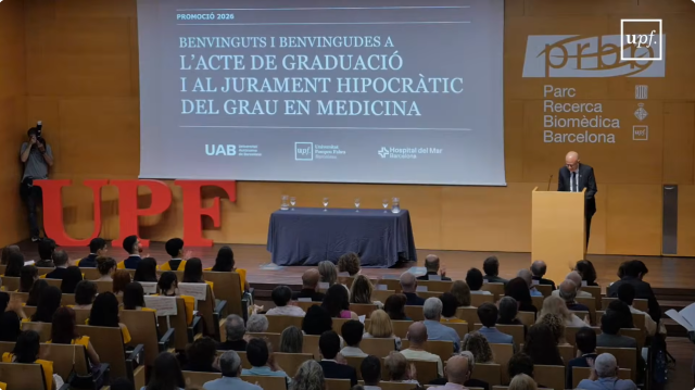 Acte de graduació i Jurament Hipocràtic del grau en Medicina